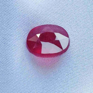 Ruby - माणिक रत्न (सूर्य देव का रत्न) With Lab Report