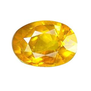 Yellow Sapphire ( Pukhraj Gemestone - पुखराज रत्न) with Lab Report